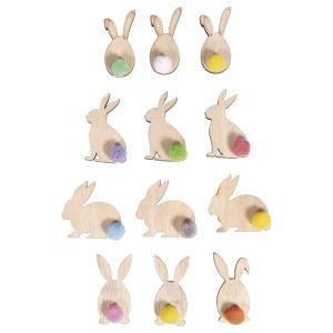 Miniatures en bois Lapin, FSC Mix Credit