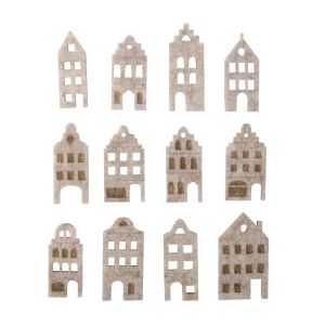 Decorative felt shapes Nordic houses