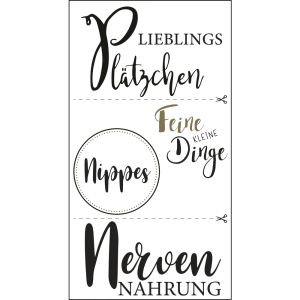 Deko-Abziehmotive  Nervennahrung