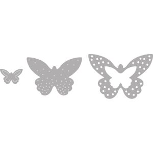 Set of punching templates: Butterflies