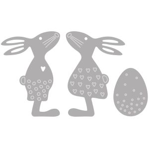 Pochoirs à découper Kit: Amis de Pâques