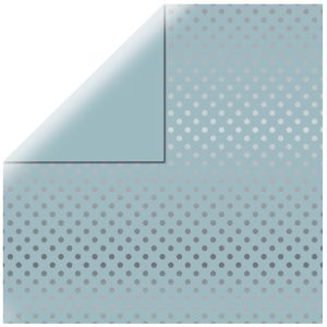 Papier scrapbooking Silver Foil Dots