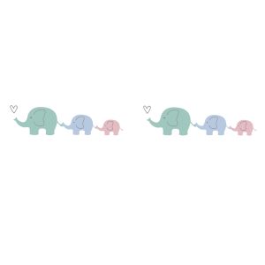 Washi Tape Elephant family