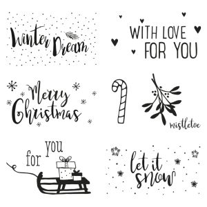 Clear Stamps -  Christmas Greetings