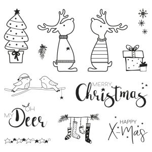 Clear Stamps - Reindeer Friends