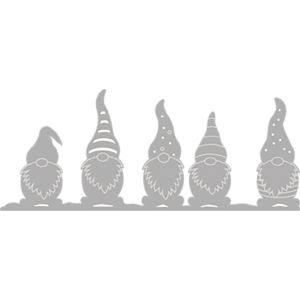 Punching template Gnome Family