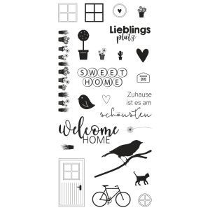 Clear Stamps -  Welcome Home