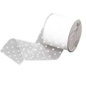 Tulle ribbon with spots