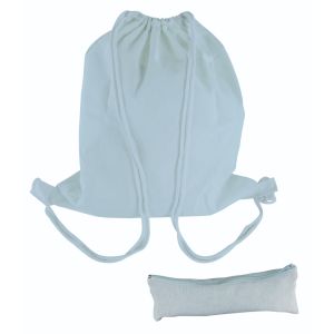 Gym bag with drawstring + pencil pouch