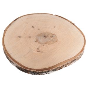 Poplar wood slice, 29-31cm ø