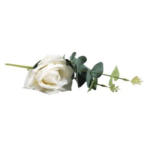 Rose pick with eucalyptus