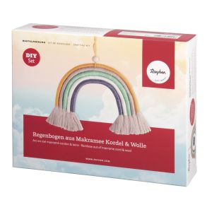 BP: Regenbogen aus Makramee Kordel+Wolle