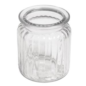 Glass jar groove