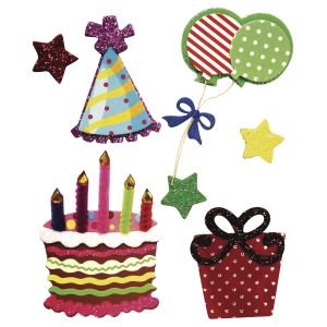 Deco sticker: Birthday