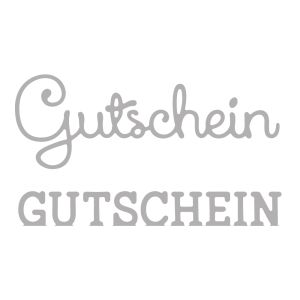 Punching stencil Set:  Gutschein