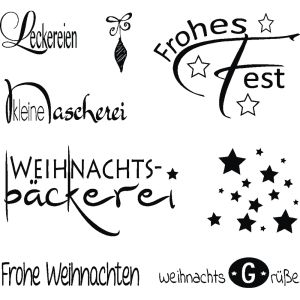 Clear Stamp Weihnachten