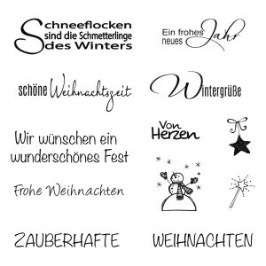Clear Stamp Weihnachten/Winter