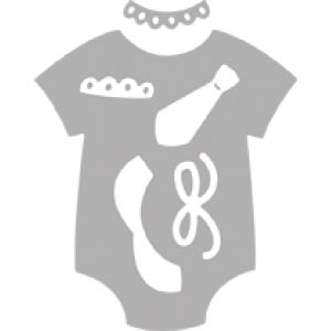 Punch stencil: Baby Body