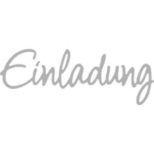 Stanzschablone:  Einladung