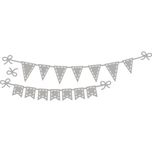 Punch template set: Garlands