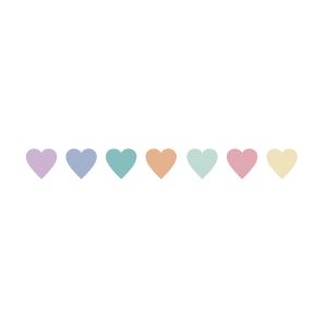 Washi Tape Candy Hearts