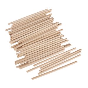 Baguettes en bois à bricoler, 4 mm ø