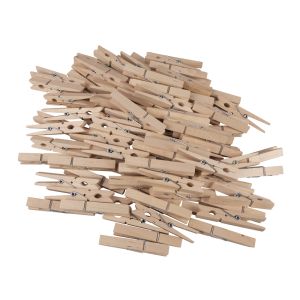 Wooden clothes pegs, 72 mm