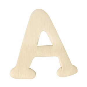 Wooden letters, 4 cm