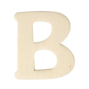 Wooden letters, 4 cm