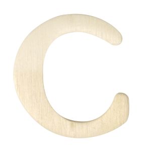 Wooden letters, 4 cm