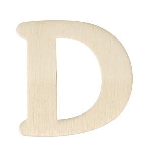 Wooden letters, 4 cm