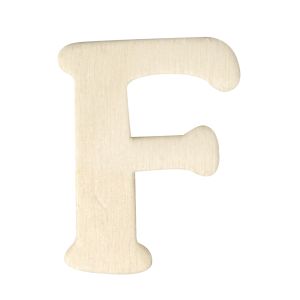 Wooden letters, 4 cm