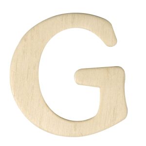 Wooden letters, 4 cm