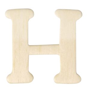 Wooden letters, 4 cm