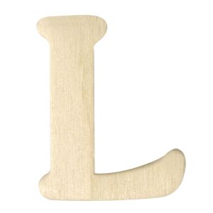 Wooden letters, 4 cm
