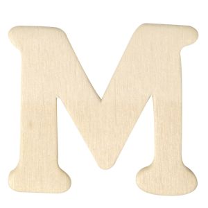Wooden letters, 4 cm