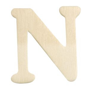 Wooden letters, 4 cm