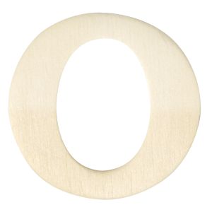 Wooden letters, 4 cm
