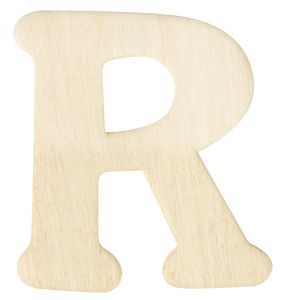Wooden letters, 4 cm