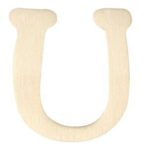 Wooden letters, 4 cm