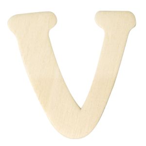 Wooden letters, 4 cm
