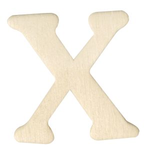 Wooden letters, 4 cm