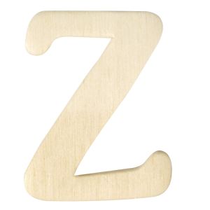 Wooden letters, 4 cm