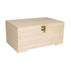 Wooden casket with inset, 2 parts
