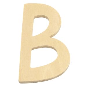 Wooden letter B, FSC Mix Credit, 6cm ø