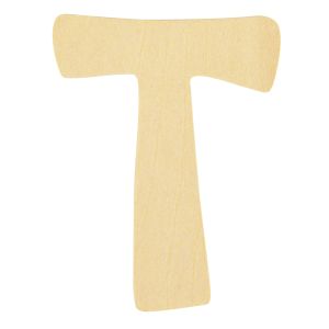 Wooden letter T, FSC Mix Credit, 6cm ø