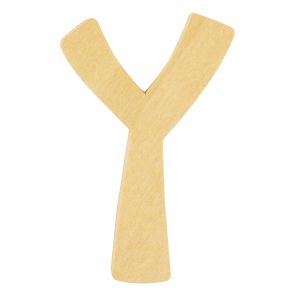 Wooden letter Y, FSC Mix Credit, 6cm ø