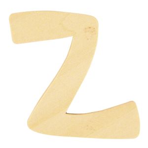 Wooden letter Z, FSC Mix Credit, 6cm ø