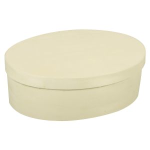 Wooden chip box oval, FSC Mix Credit