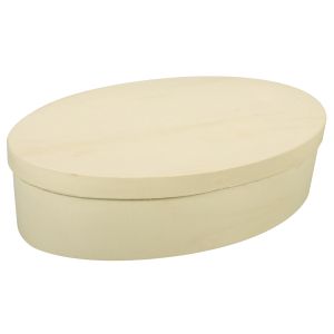 Wooden chip box oval, FSC Mix Credit